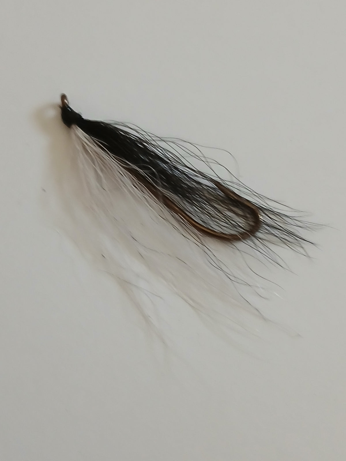 Atepe White & Black Coho fly #2 4pk