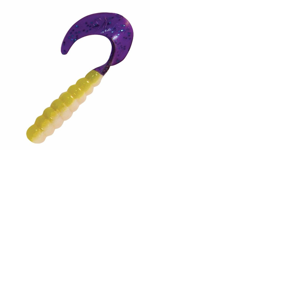 Kalins Triple Threat Grub 2in 10ct Acid Rain/JB