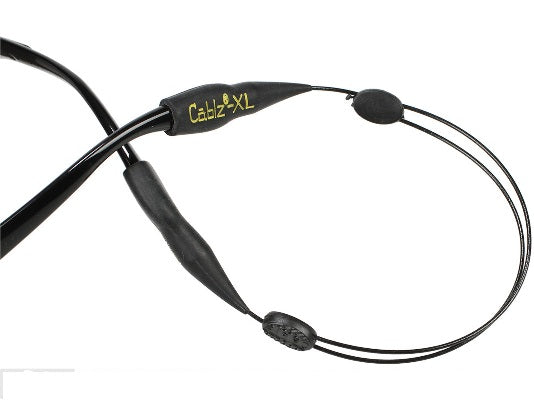 Cablz Sunglass Holder ZIPZ Black 12 XL