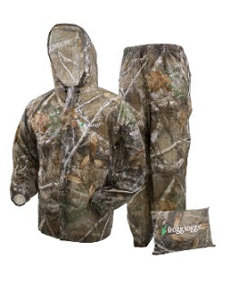 Frogg Toggs Mens Ultra-Lite2 Rainsuit- Realtree Edge Size LG