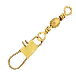 Walker Brass Snap Swivel 12ct #1/0