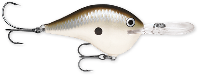 Rapala DT Series 10 3/5oz 2.25in Pearl Grey Shiner