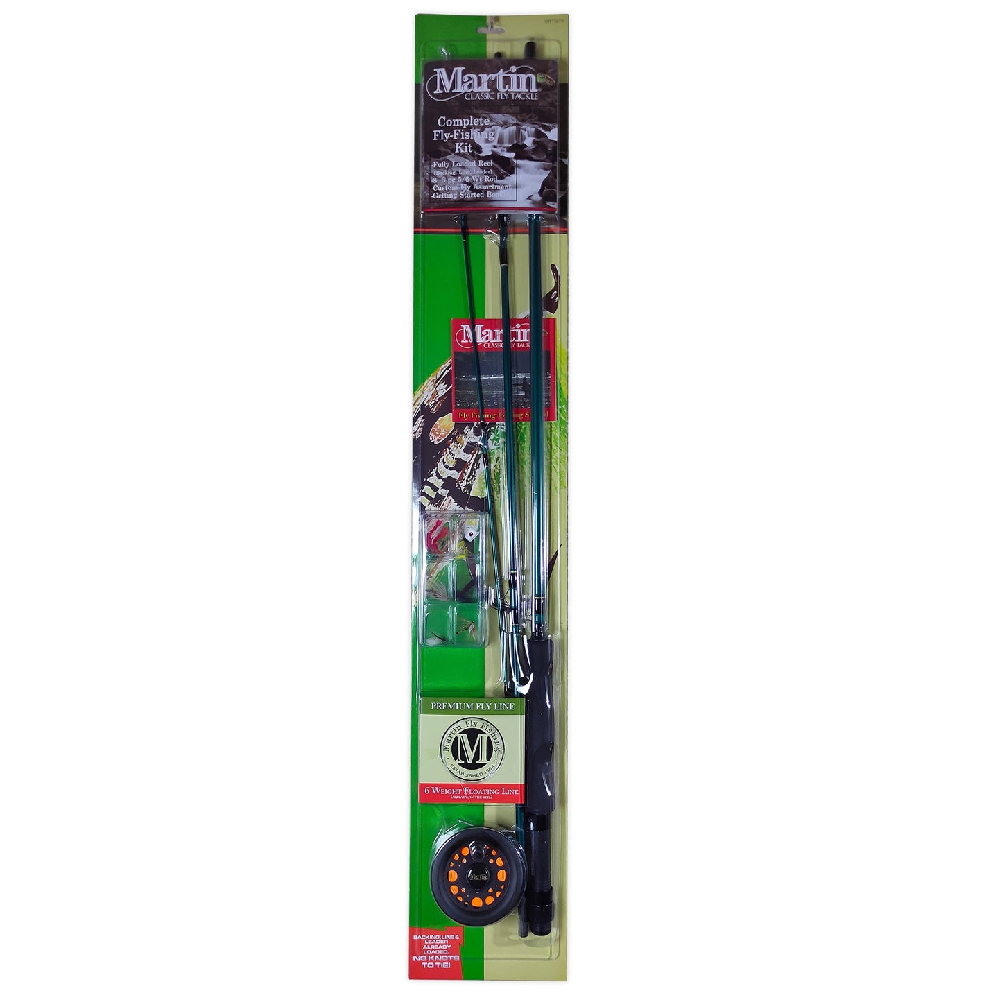 Martin Complete 5/6 8 3pc Fly Kit 6#