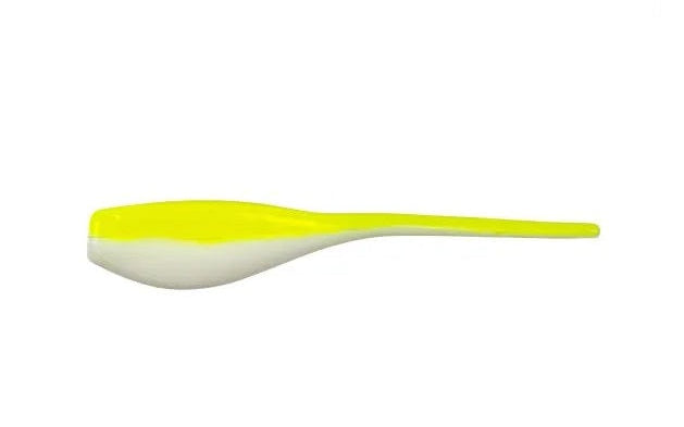 Bobby Garland Baby Shad 2in 18ct Bone White Chartreuse