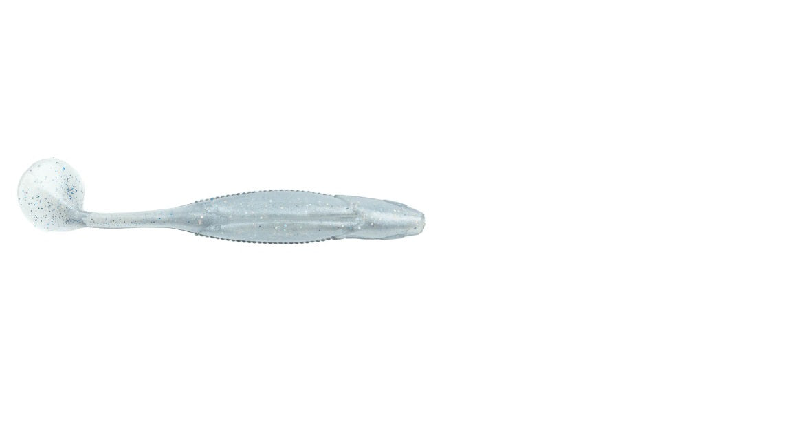 NetBaitBF Flat Sided Shad 4.5in Black 8ct
