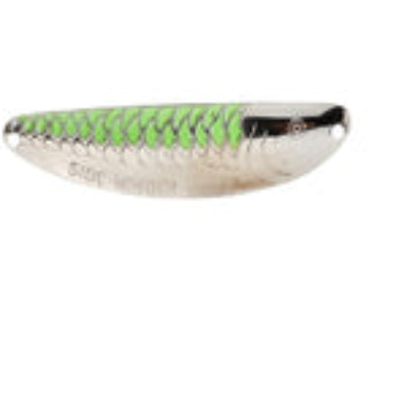 Acme Sidewinder Spoon 1/8oz Nickel Chart Stripe