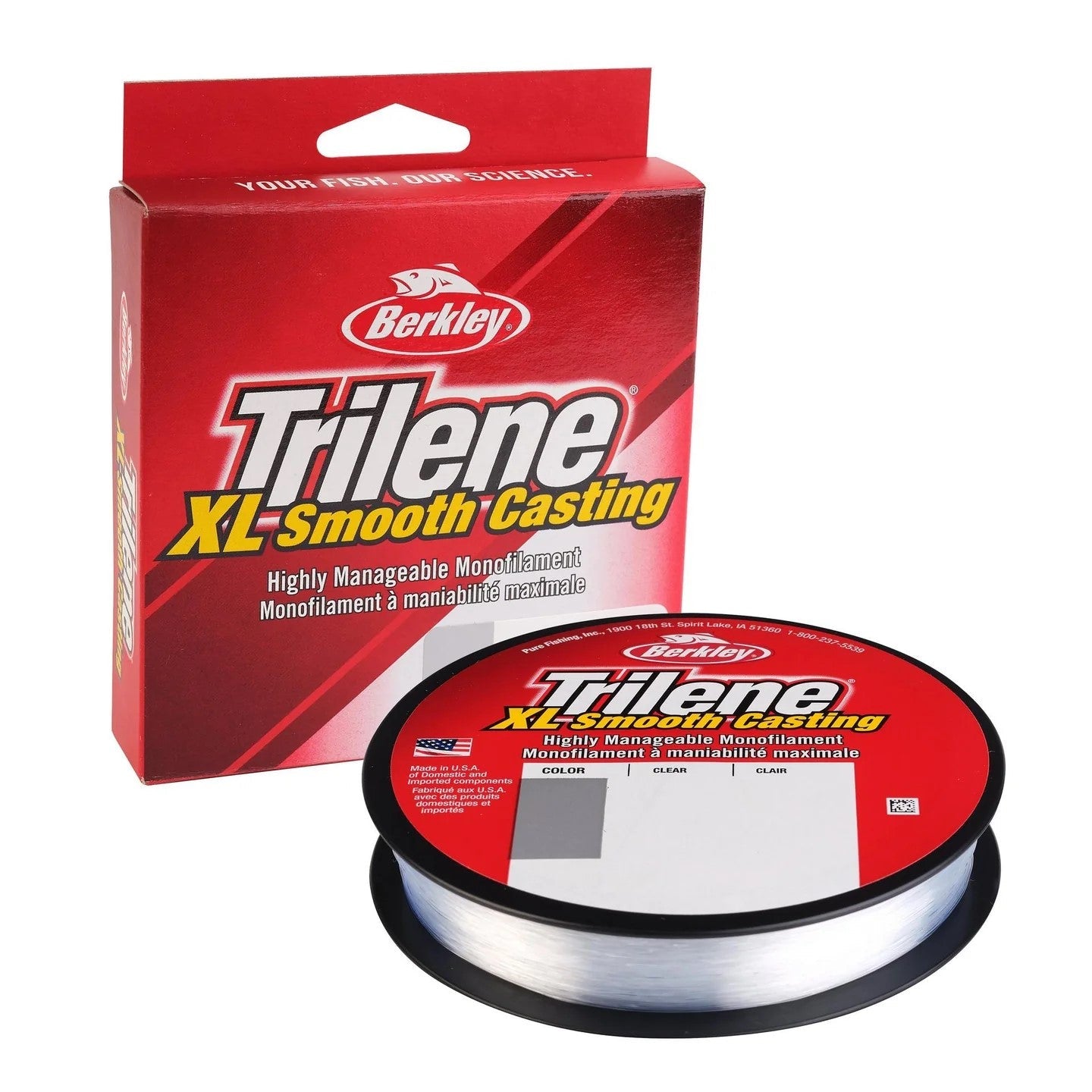 Berkley Trilene XL Monofilament Clear 12lb 300yds