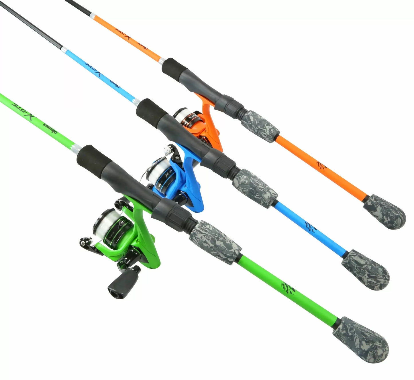 Okuma X-Otic 56L Spinning Combo w/20-Size Reel: Neon Green