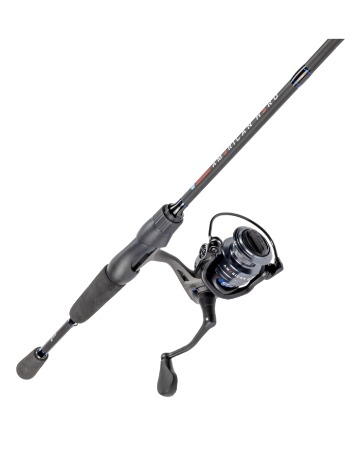 Lew's American Hero 6'6" Medium/Fast Spinning Combo 2-piece