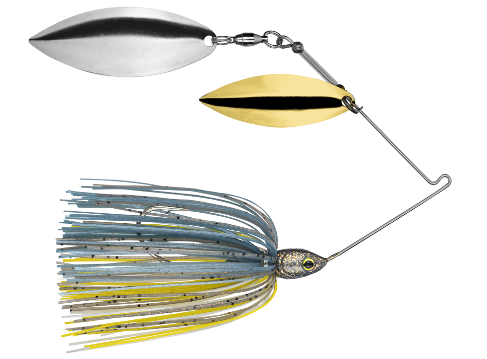 Strike King Tour Grade Spinnerbait 3/4 oz (Willow/Willow) - Sexy Shad