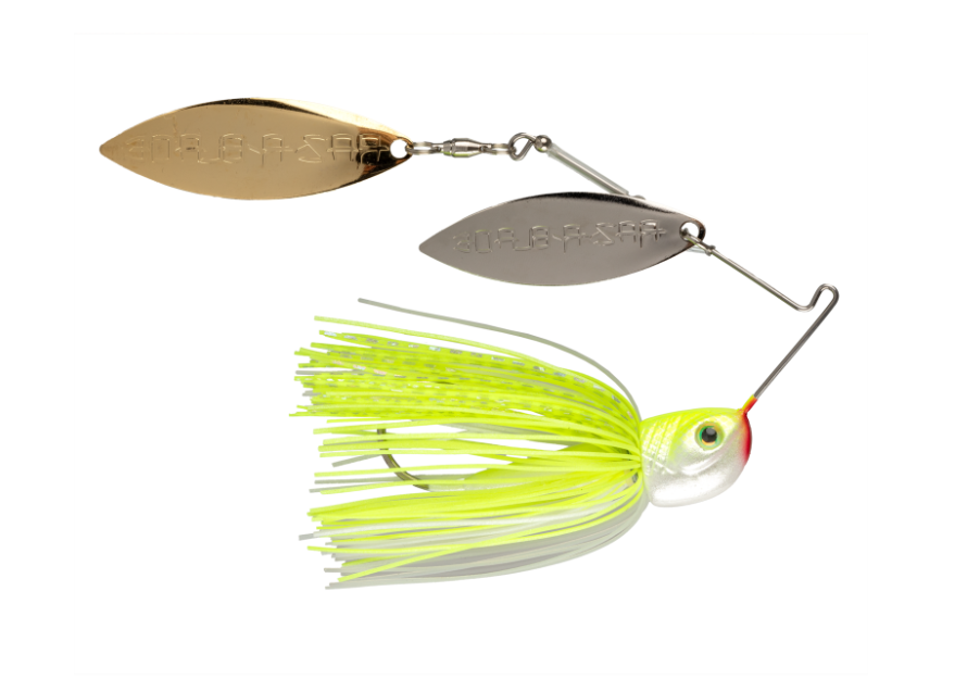 Strike King TG BD Spinnerbait 1oz Chart White