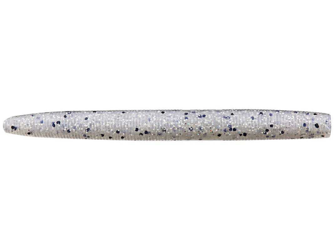 Yamamoto 5in SENKO 10pk Blue Pearl W Large Black & Hologram Flake