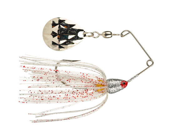 Strike King Mini-King Spinnerbait Slr Head ClearSlrRed Skt