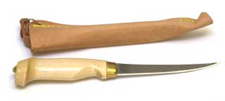 Eagle Claw Tool Filet Knife 6" w/Wood Handle