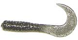 Action Bait 3in Curly Grubs 20pk Smoke Glitter