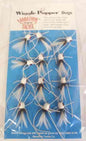 Betts Wiggle Popper White/Black/White Size 10 12/card