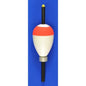 Comal Pear Slip Stick Float Weighted 2.25in 25ct Red/White
