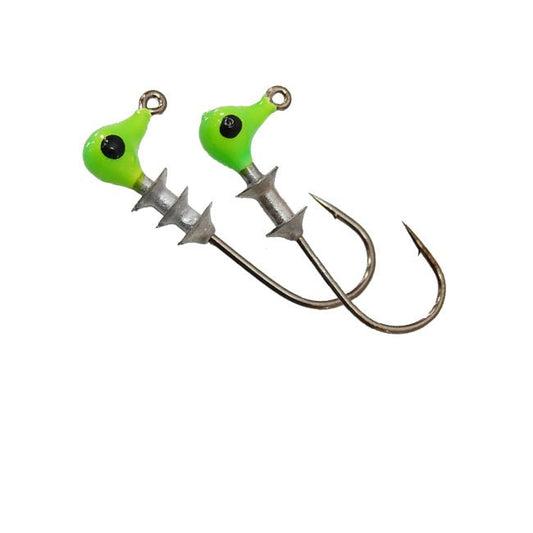 Bobby Garland Docktr Shooter Head 1/32 10ct Chartreuse