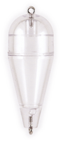 Rainbow Torpedo Float 3/8 Clear