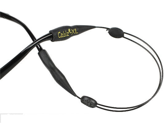Cablz Sunglass Holder ZIPZ Black 12 XL