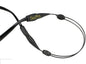 Cablz Sunglass Holder ZIPZ Black 12 XL