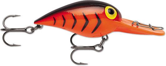 Storm Wiggle Wart 2 3/8 Fluor Red/Black HB