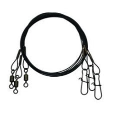 Eagle Claw Bright Steel Leader 3ct 9 20lb