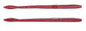 Strike King KVD Finesse Worm 5in 12ct Red Bug