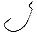 Gamakatsu Wide Gap Offset Black 25ct Size 2/0
