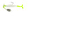 Blakemore Crappie X-Tractor 1/16oz1ct 1/0 Bone WH/Chartreuse