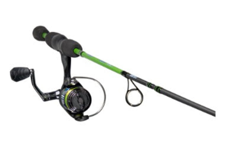 Lews Crappie Thunder 66 2pc Rod 75 Reel Spinning Combo