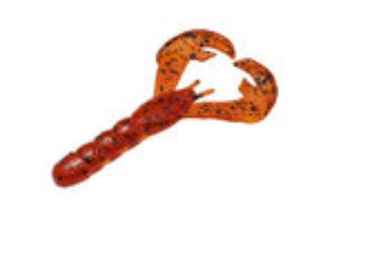 Strike King Rage Baby Craw 3in 9pk Fire Craw