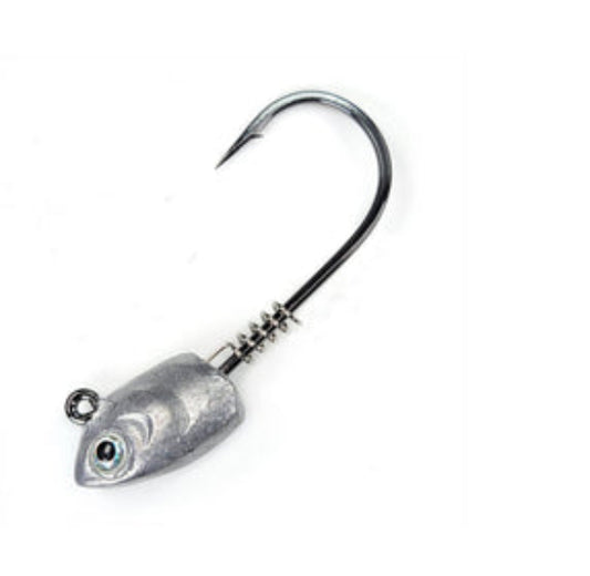 Gamakatsu Swim Bait Head w/spring 5/0-1/2oz 3ct