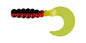 Big Bite Fat Grub 2in 10ct Red/Black/Chartreuse