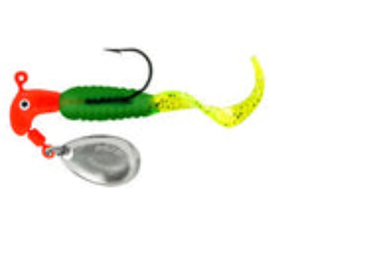 Blakemore Curly Tail 1/16oz 2pk White/Red/White
