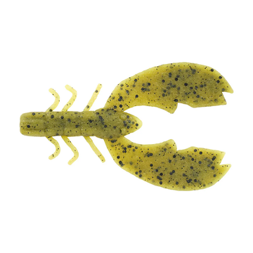 Berkley PowerBait® MaxScent Chigger Craw 4in Pumpkin Green Fleck 7ct