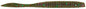Berkley PowerBait® MaxScent Flat Worm 3.6in Green Pumpkin Party 10ct