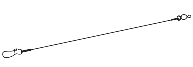 HT Wire Leaders Clear 3pack 6 20lb