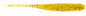 NetBaitBF Flat Sided Shad 4.5in Dark Side Black 8ct