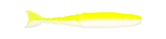 Z-MAN ChatterShad 4.5in. Chart/White 4pk