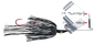 Strike King Premier Plus Buzzbait / Black