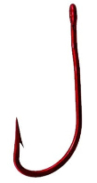Tru Turn Catfish Hook Red Size 2/0 5ct