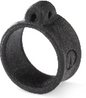 VMC Crossover Ring Black 6MM 10ct