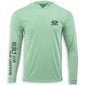 Flying Fisherman Performance Hoodie Mint Large