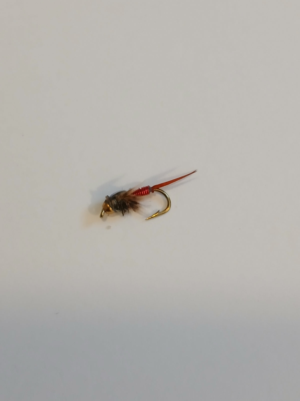 Atepe Bead Head Copper John Red #14  4pk Nymphs