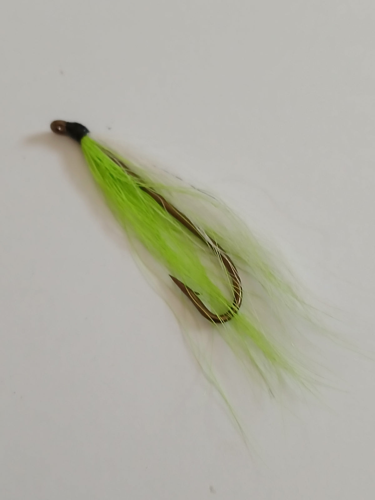 Atepe Chartreuse & White Coho fly #2  4pk