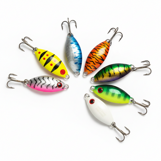 FJ Neil Shad Slammer Spoon 11/2 Painted Assorted 12/cd