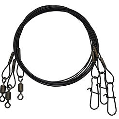 HT Wire Leaders Black 3pack 9 30lb