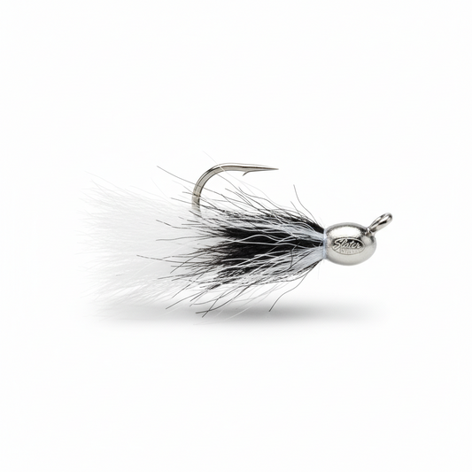 Slater Original Jig 1/16 White/Black/White 12/cd
