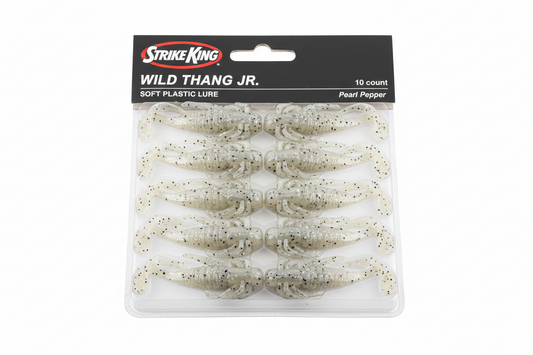 Strike King Wild Thang Jr 10ct Pearl Pepper